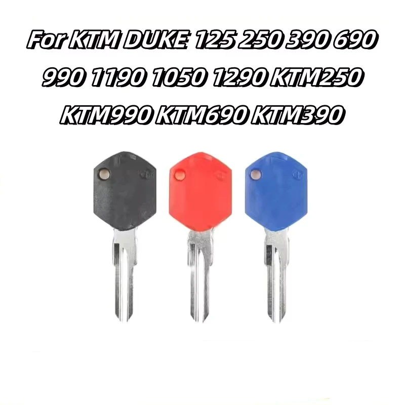 

3Pcs For KTM DUKE 125 250 390 690 990 1190 1050 1290 KTM250 KTM990 KTM690 KTM390 New Blank Key Motorcycle Replace Uncut Keys
