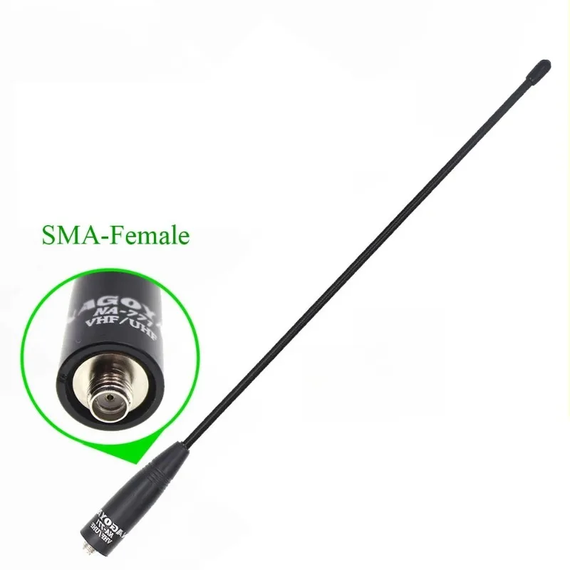 Everbright Store 2026 New NA-771 UV Dual-segment Handheld Walkie-talkie Handheld Antenna Soft High Gain Original