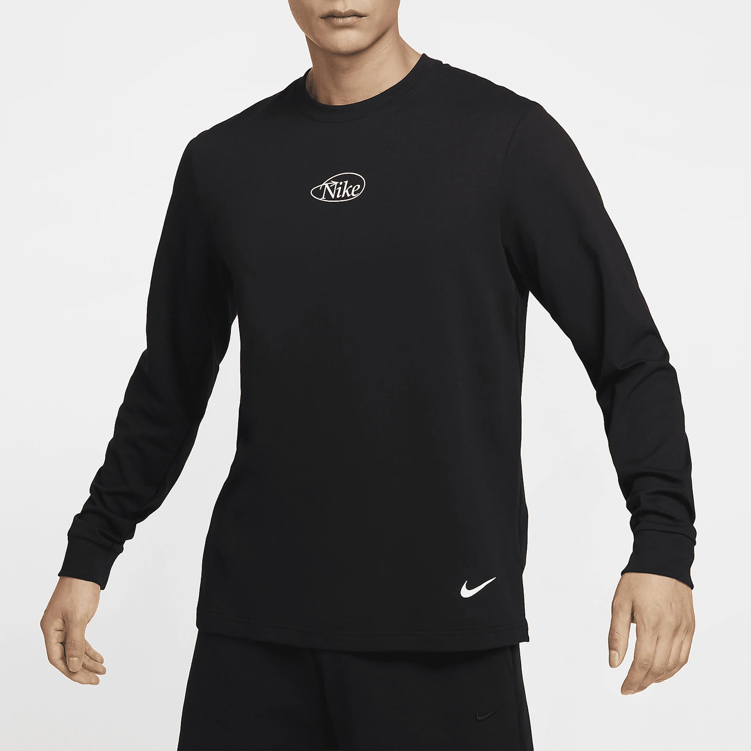 

Официальная мужская тренировочная рубашка Nike Primary Dri-FIT с длинным рукавом HQ4736-010