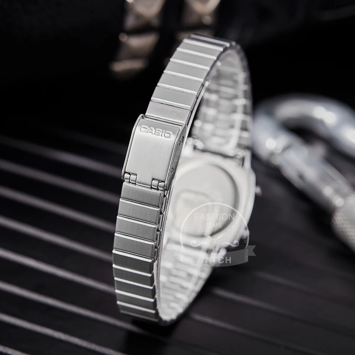 Часы Casio, серебряные женские часы, комплект брендовых роскошных водонепроницаемых цифровых спортивных женских часов relogio LA670WA-7D/1D