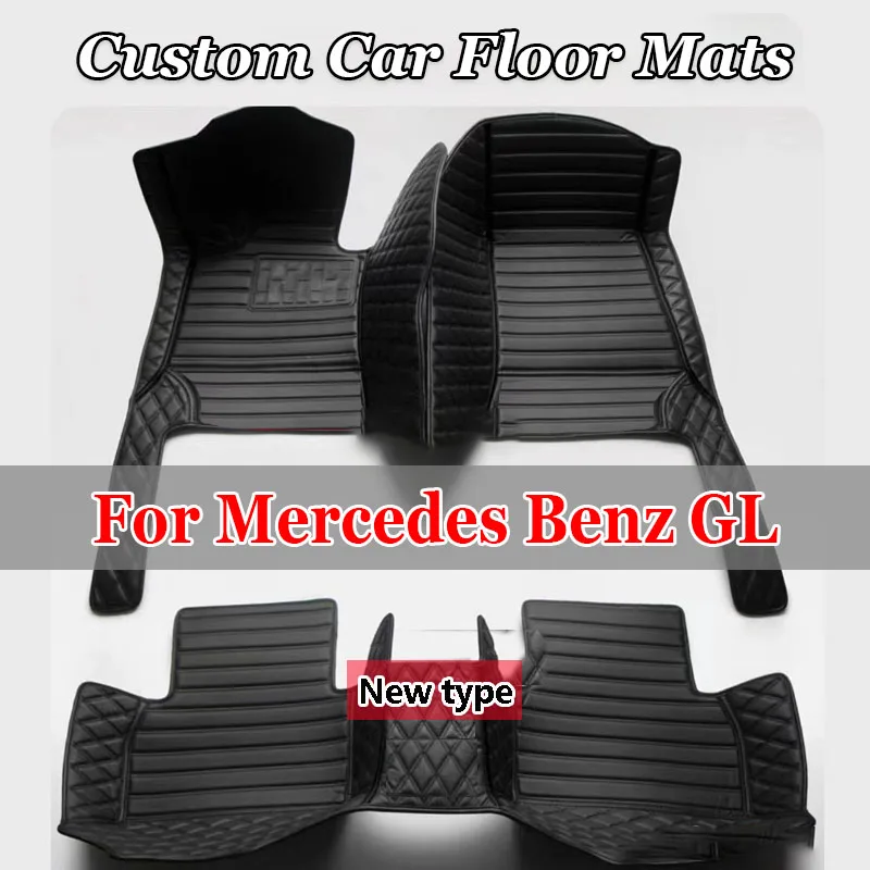 

Автомобильные коврики на заказ для Mercedes Benz GL X164 X166 2006-2016, автомобильные ковры, аксессуары для ног