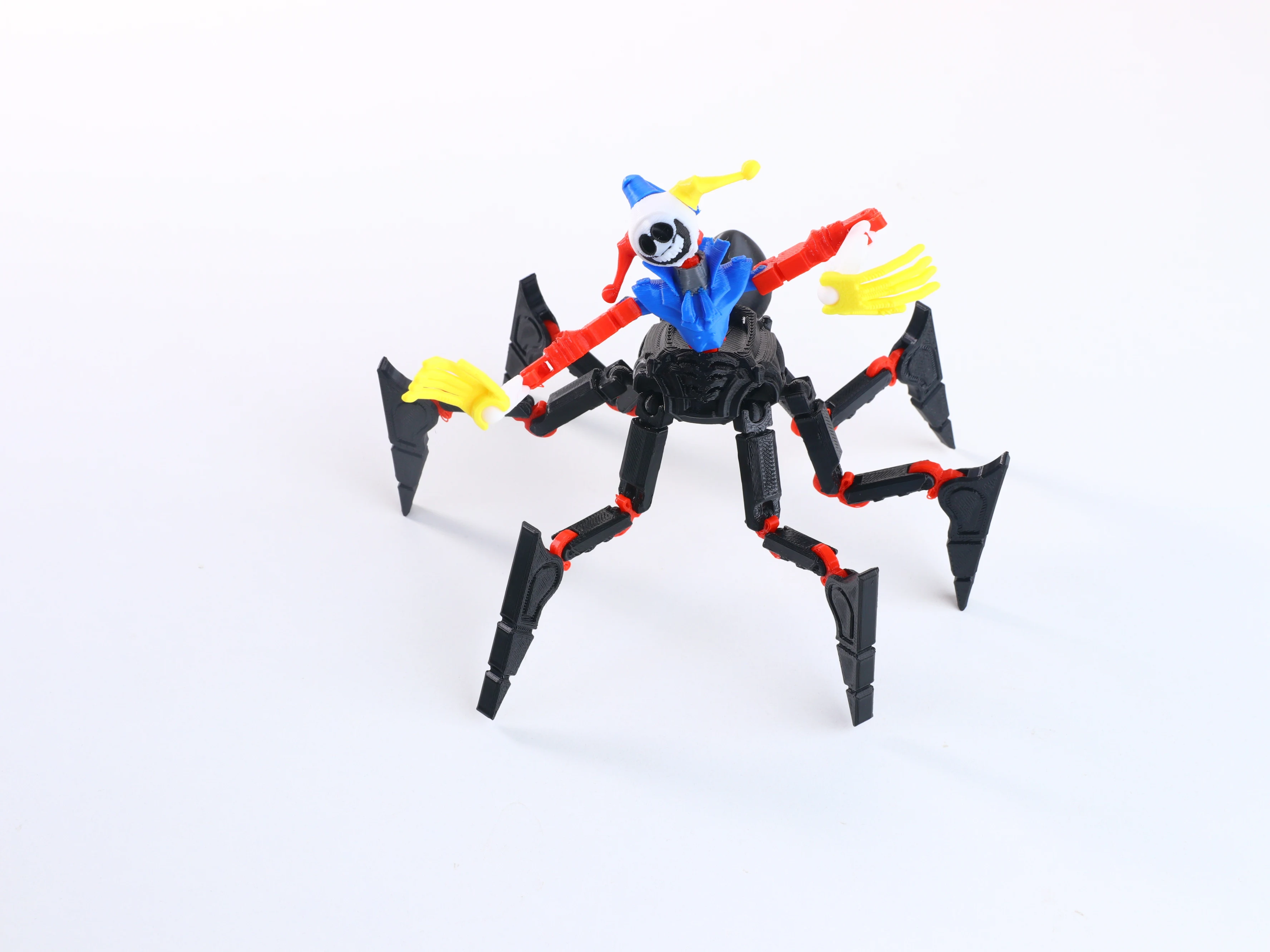 3D-Gedruckte Bewegliche Monster-Actionfigur mit Gelenken, Spinnen-Clown-Spielzeug, Schreibtisch-Deko, Sammlermodell für Kinder – Detail 7