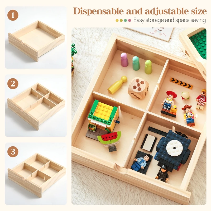 คลาสสิก Baseplate Building Blocks กล่องเก็บหมากรุกบินของเล่นเด็ก DIY พลาสติก Board Building Blocks Baseplates ของเล่นก่อสร้าง