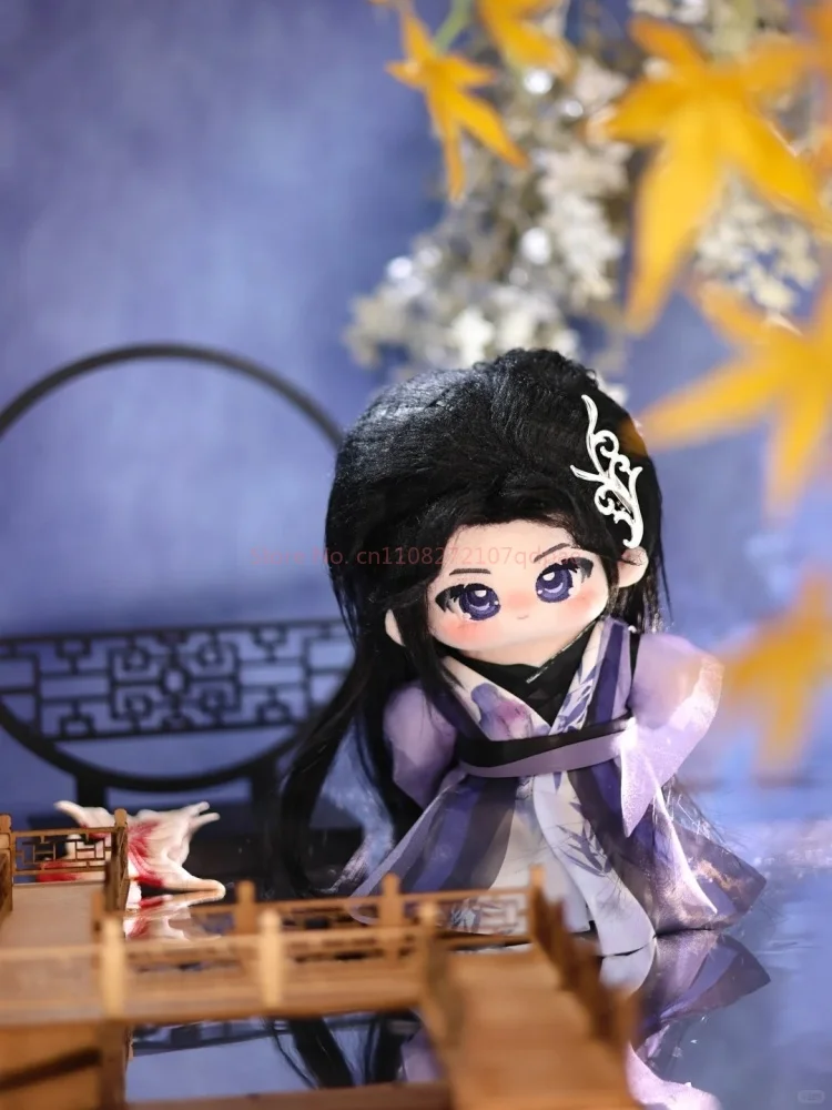In Stock Official Tian Di Jian Xin 8/10/20cm Cotton Plush Doll Keychain Tv Peripheral Soft Bag Desktop Decoration Game Fans Gift