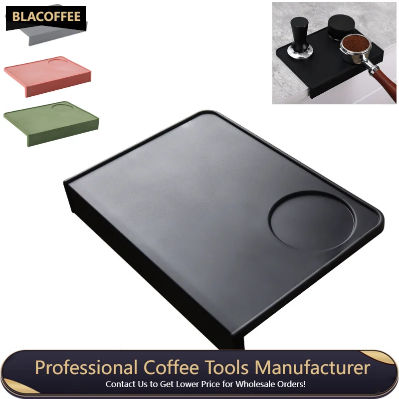 

Coffee Tamper Mat Silicone Non-slip Tamping Rest Holder Corner Edge Pad Coffee Mat Espresso Tamping Mat Tamping Station