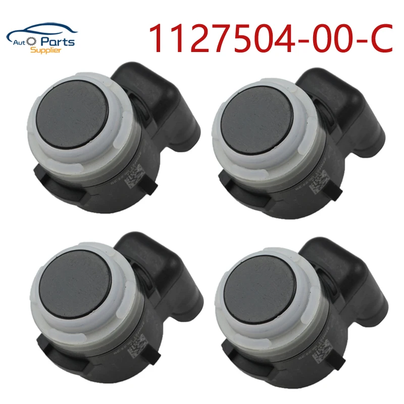 

New 4pcs 1127504-00-C PDC Car Parking Aid Bumper Sensor For Tesla 112750400C