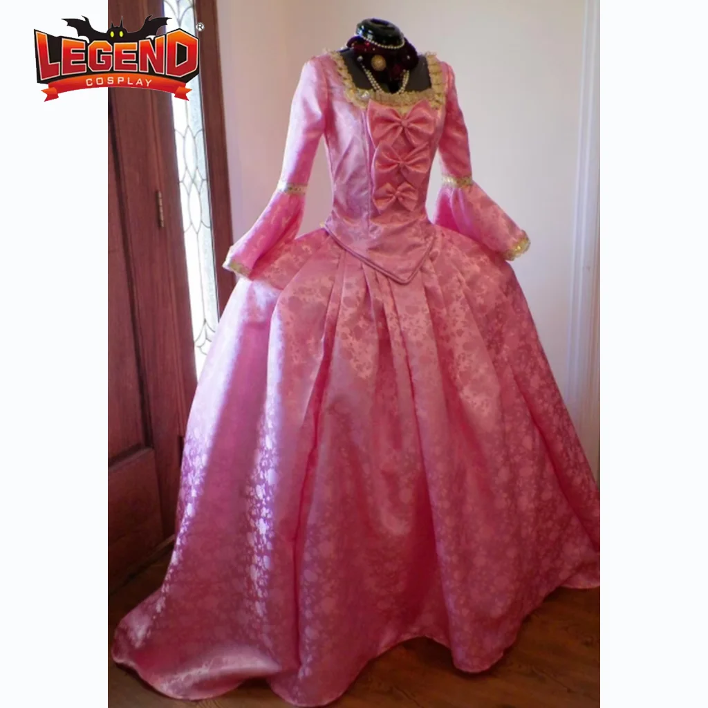 Medieval Vintage Victorican Women Pink Robe Dress Baroque Rococo Dress Marie Antoinette Dress Princess Tea Party Custom Made
