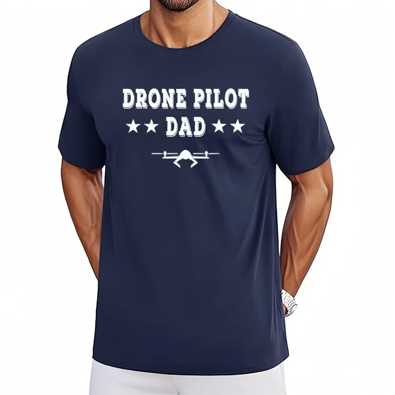 

Мужская футболка с пилотом дрона для папы, забавная футболка унисекс с дрон-флаером, подарок на день отца,