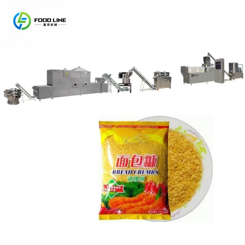 Proveedor de Pan Rallado Panko Extruido Automáticamente, Equipo para Hacer Pan Rallado, Maquinaria para Pan Rallado Sin Gluten