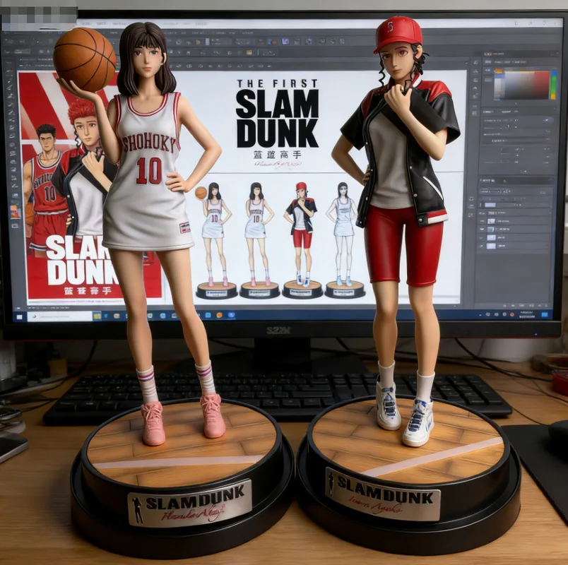 

Classic Basketball Manga Akagi Haruko & Ayako Gk Resin Statue Action Figure Collection Model Desk Decor Gift