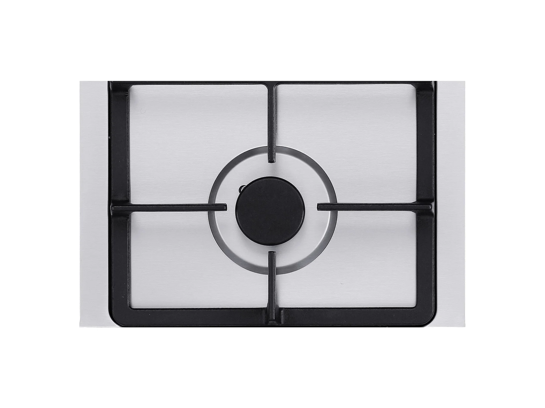 Factory-Made Two-Furnace Gas Cooktops with Stainless Steel Panels for Family Restaurant Hotel RV LPG Gas Application