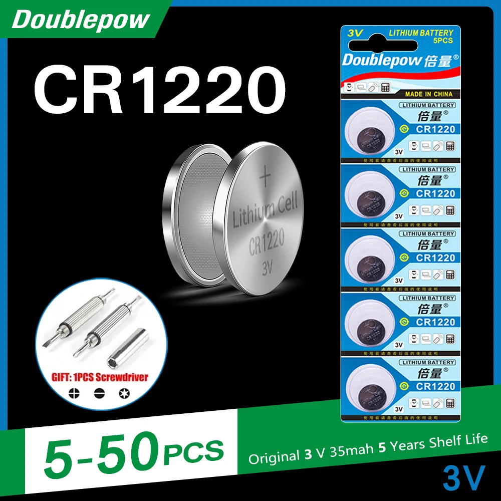 5-50PCS CR1220 3V B…