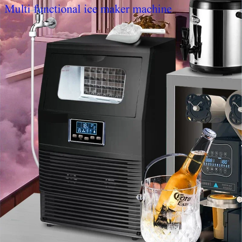 صانعة الثلج PBOBP، آلة مدمجة على سطح الطاولة، 26 رطلاً في اليوم، غير قابلة للصدأ، آلة صنع الثلج #3