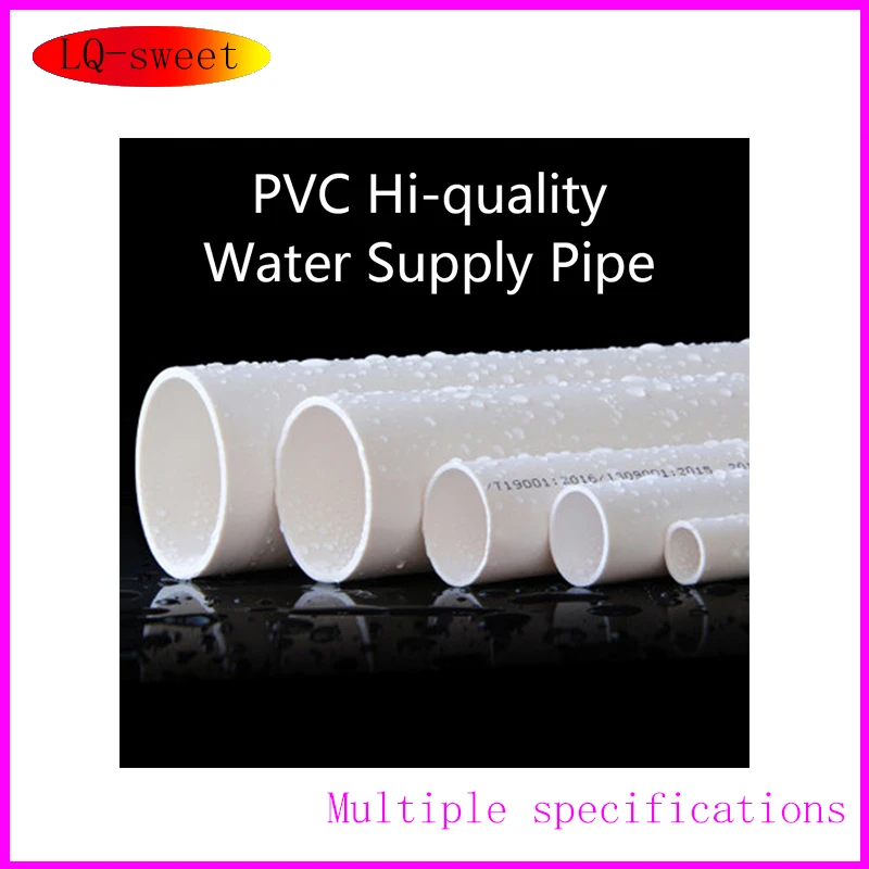 

PVC Thin Pipe Round Pipe Hard Small Plastic Pipe Length 50cm 2pcs