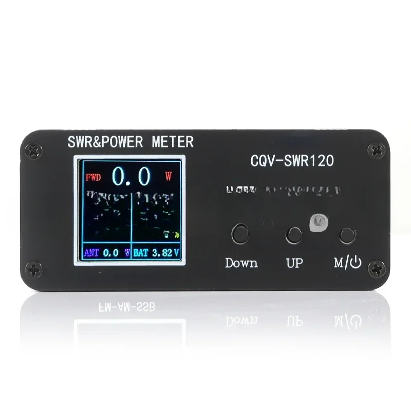 For CQV-SWR120 120W SWR & Power   Meter High Standing Wave Alarm Function  Full Color HD Display FM-AM-SSB