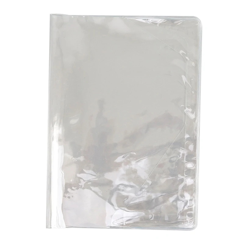 PVC Transparente Schutzhülle A6/A5 BooK Cover Binder Notebook Cover Wasserdicht Passend für die meisten Planer Binder Scrapbook – Detail 6