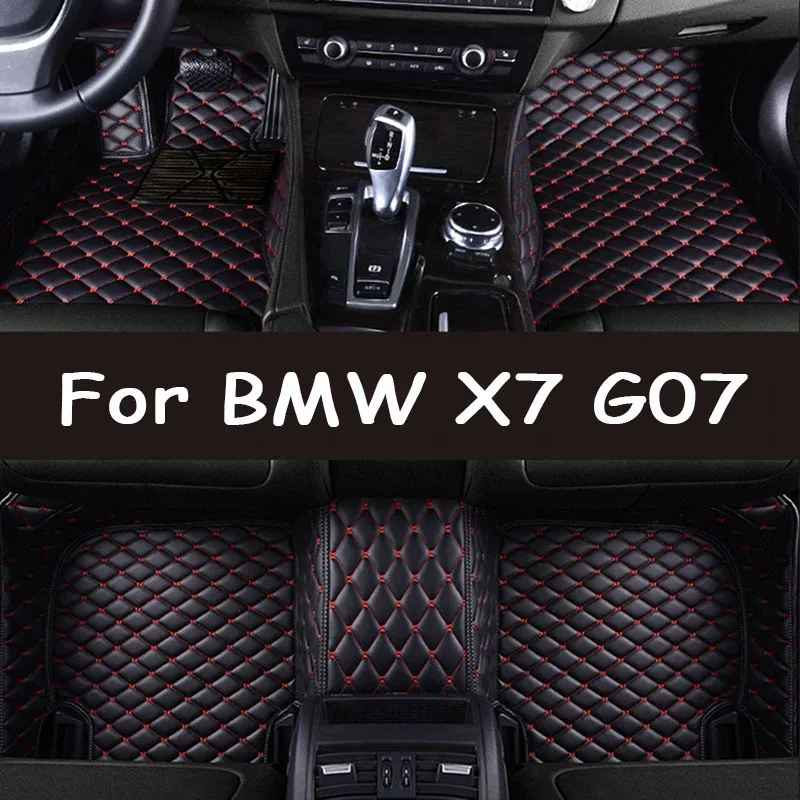 

Car floor mats for BMW X7 G07（Six Seats）2019 2020 Custom auto foot Pads automobile carpet cover interior accessories