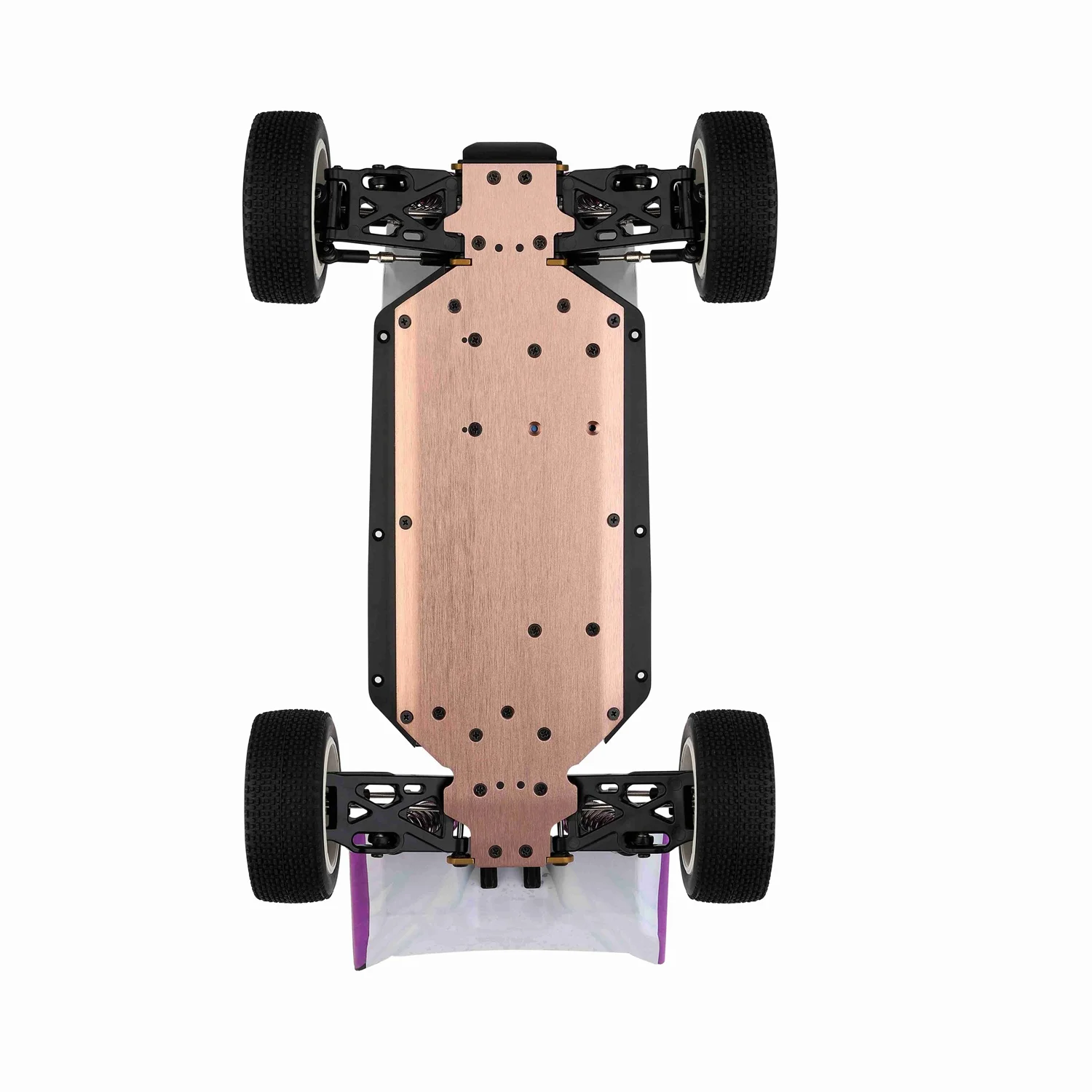 ABUM-para Wltoys 124019 124018 1/12 chasis de Metal tablero de marco y protección de borde inferior conjunto de protección lateral inferior