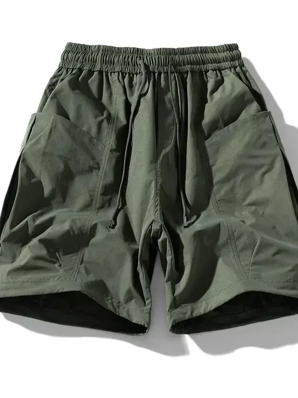 

Qui Dry Thin Summer orts for Men Loose Straight Leg with Large kets Outdoor Sports Workwear plus Size Knee Length