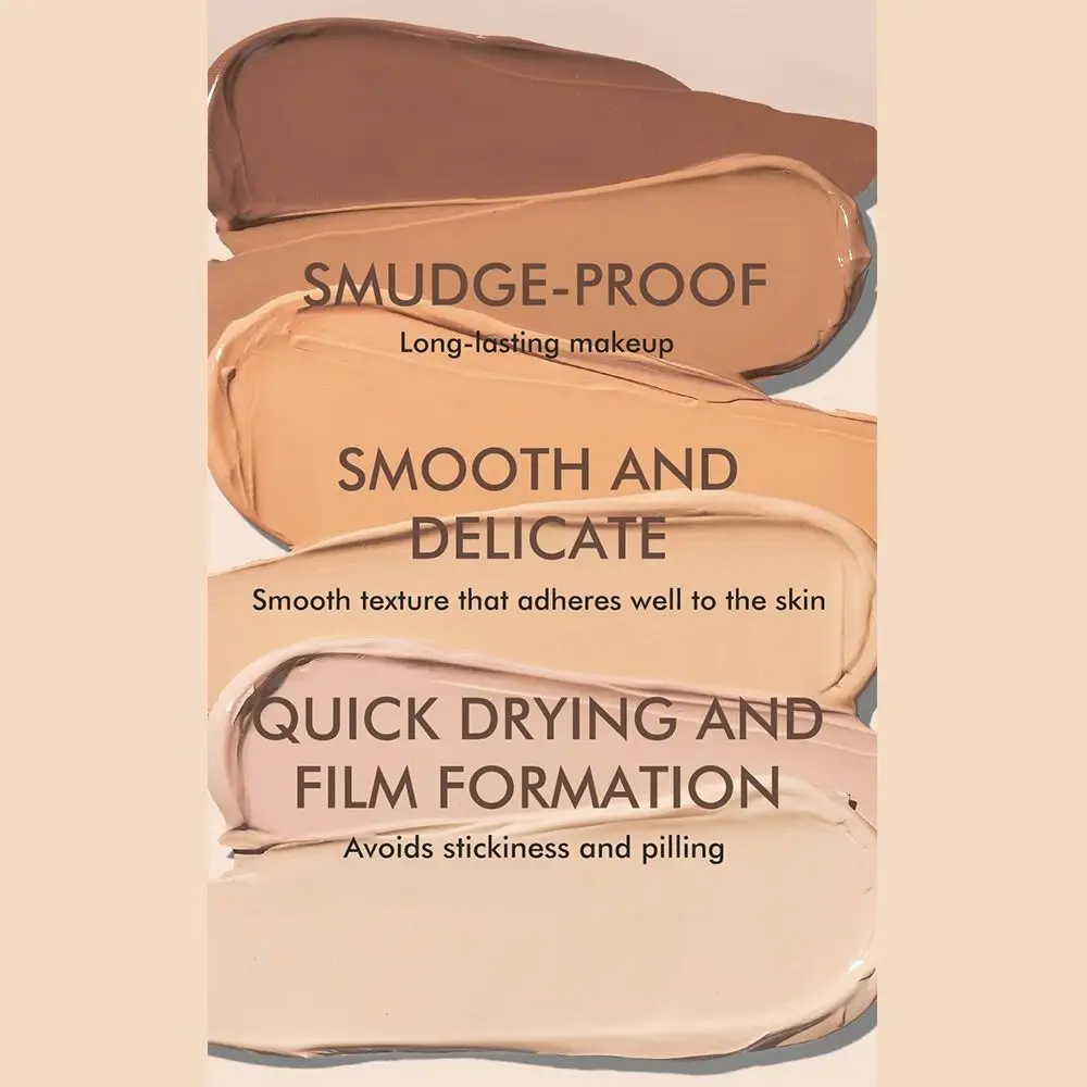 Hete Hoes Donkere Kringen Gezicht Foundation Waterdichte Olie-Controle Concealer Vochtinbrengende, Duurzame Gezichtscrème Gezichtsmake-Up