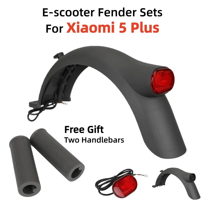 

Original Reinforced Rear Fender Set for Scooter Xiaomi 5 Plus Mudguard Replacement Kit with Taillight Hook Free Gift Handlebars