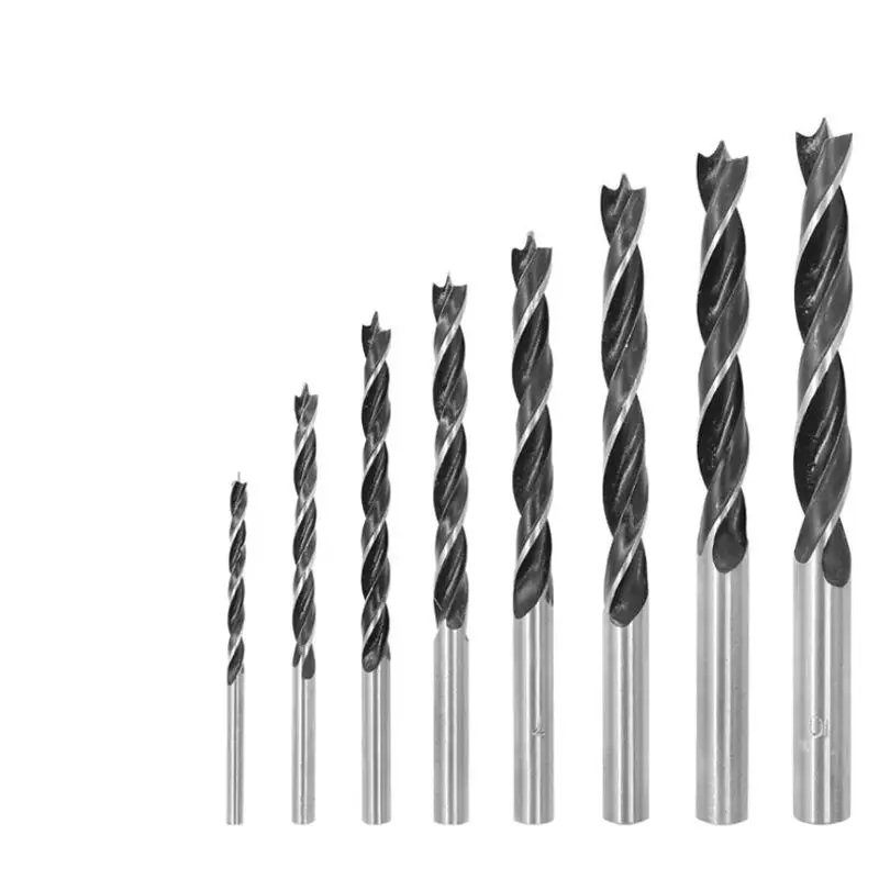 

Woodworking Fried Dough Twists drill, electric drill, hole drilling and positioning tool, roller drill set, three-point drill