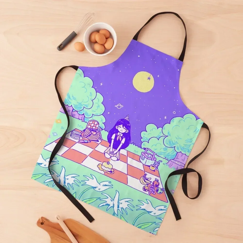 

Cute omori gifts for lover video game omori Apron Kitchen For Man useful gadgets for home Kitchenware work ladies Apron