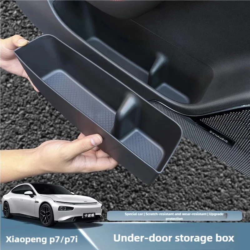 Storage Box For Xpeng P7 P7i 2022-24 Accessories Front Rear Door Handle Storage Organizer Car Door Accessories Side Storage Box