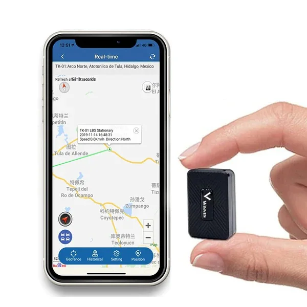 Portable Wireless Smart Mini GPS Tracker 2G/4G Optional with Free Tracking Platform App for IOS Android Positioning in GPRS GSM