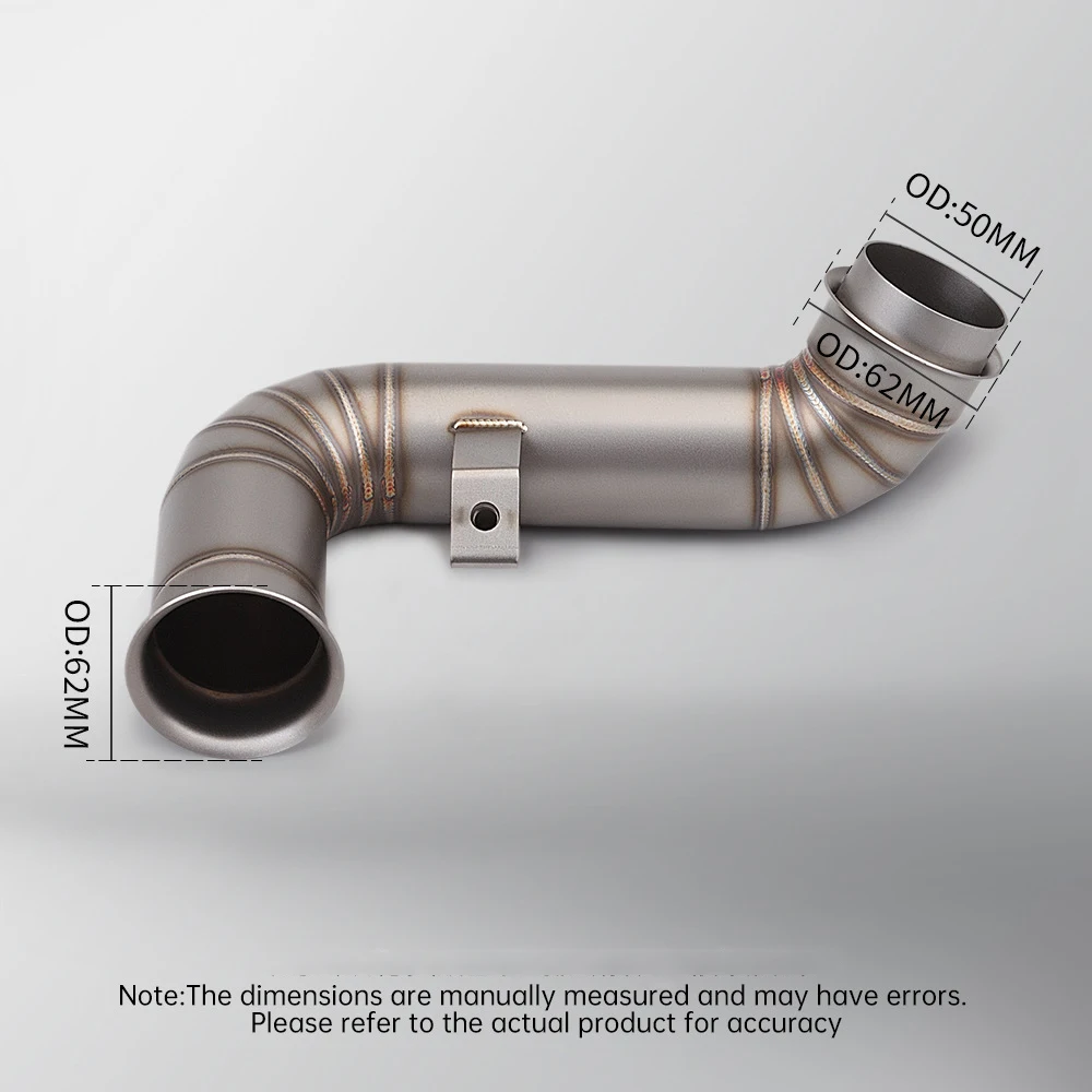 Para 800NK DUKE 790 890 Adventure R Rally KTM790 KTM890 2018-2022 Slip On Escape de motocicleta tubo de enlace medio Escape Moto silenciador