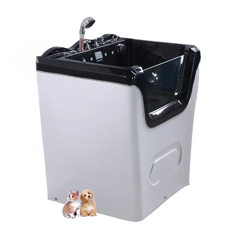 Animal Cleaning Equipment Ozone Milk Bath Tub Negative Ion Shower Dog Bubble Bath Acrylic Spa Pet Bathtub