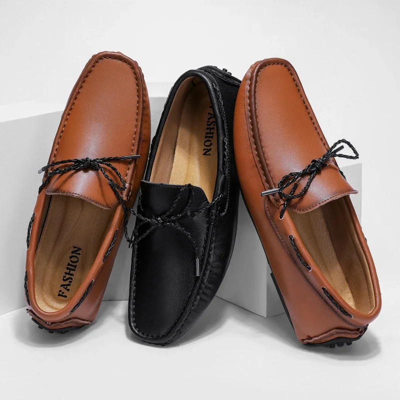

Fashion Mens Casual Shoes Light Slip on Man Loafers Designer Leather Moccasins Driving Shoes Luxury Lazy Shoes for Men