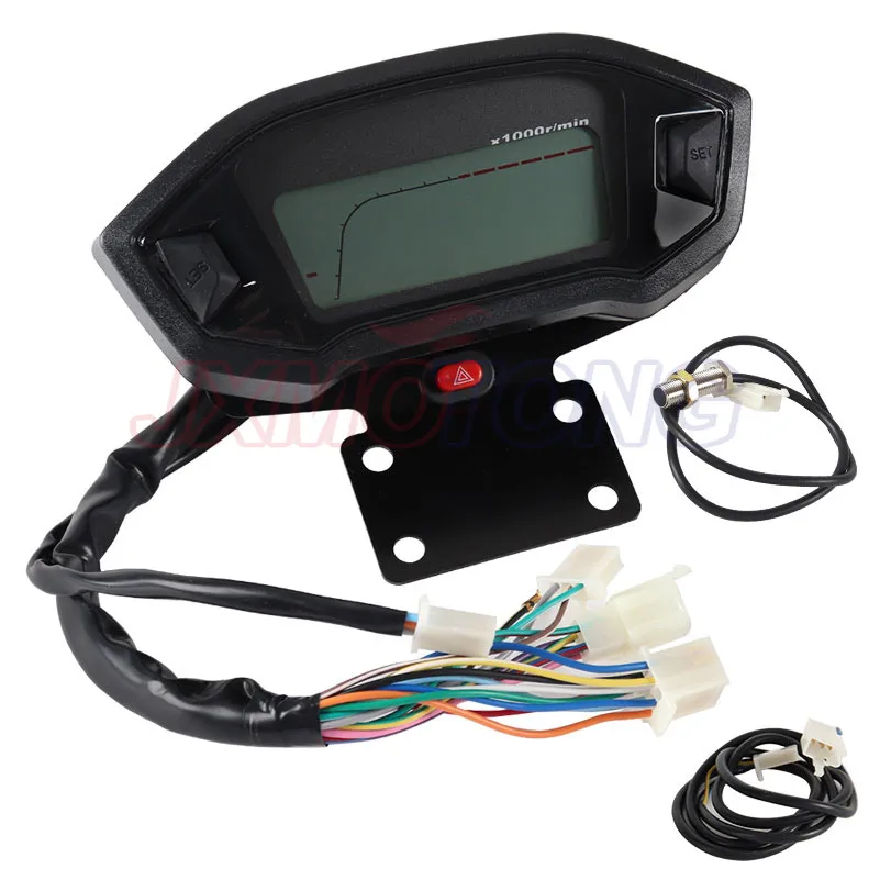 

LCD Speedometer Odometer Speed Vernier Mileage Gear Display For 110cc 125cc 150cc 200cc 250cc Dirt Bike ATV Go Kart 4 Wheel