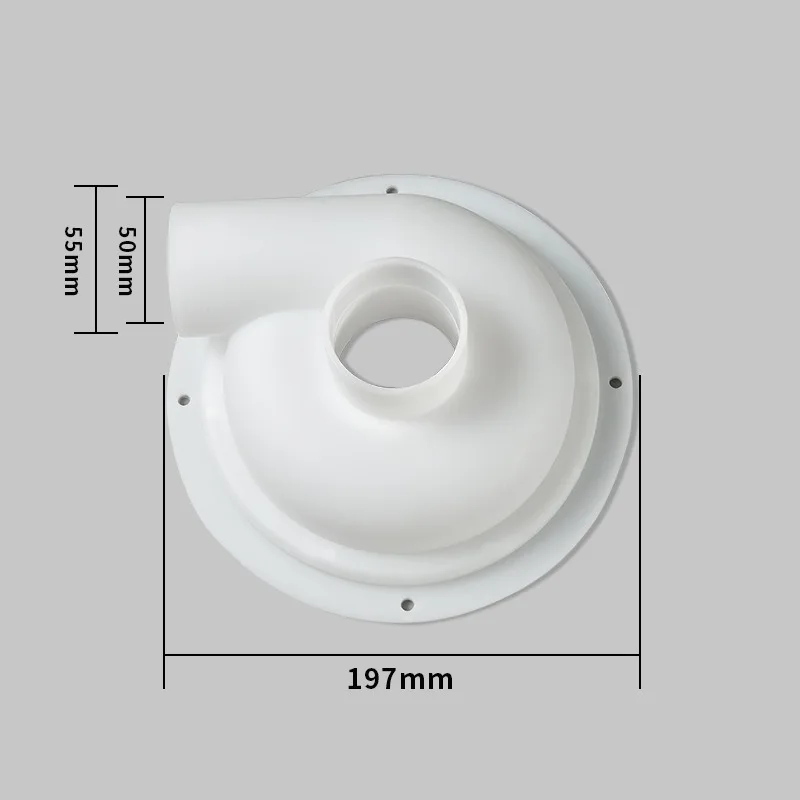 50 Inner Diameter Small Cyclone Separator Dust Collector for Putty Powder Grinding Vacuum CleanerGoods in stock
