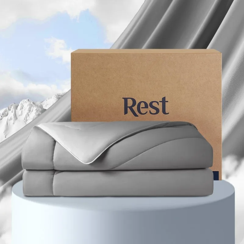 REST® Evercool® Cooling Comforter, Good Housekeeping Award Winner for Hot Sleepers, All-Season Lightweight Blanket