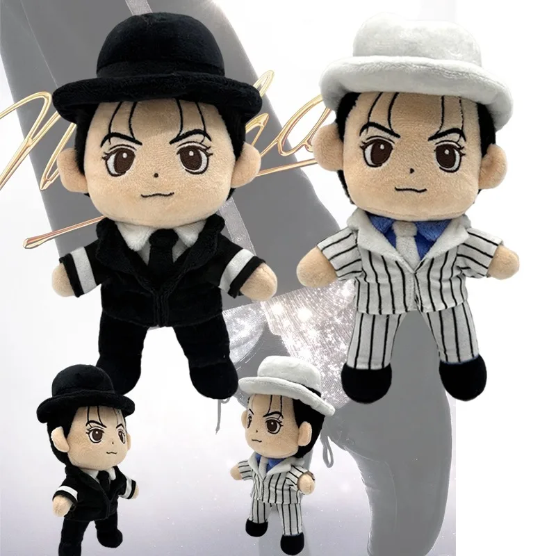 

Новая плюшевая игрушка Майкл Джексон: Король поп-музыки, легендарный певец и танцор. Мягкая плюшевая кукла-игрушка в стиле аниме, подарок.