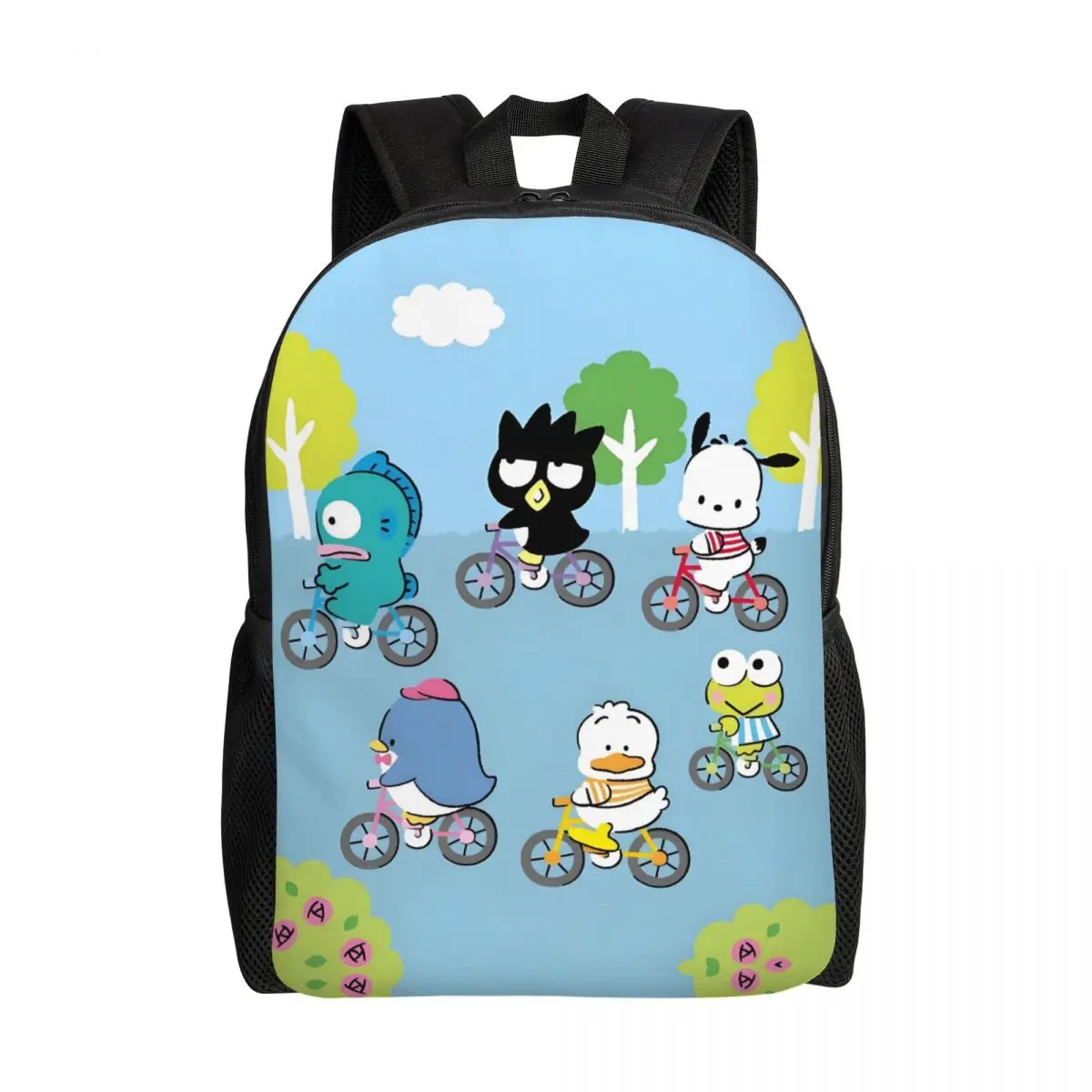 

Custom 3D Printing Cartoon Hangyodon Backpack for Boys Girls Kawaii School College Travel Bags Bookbag Fits 15 Inch Laptop