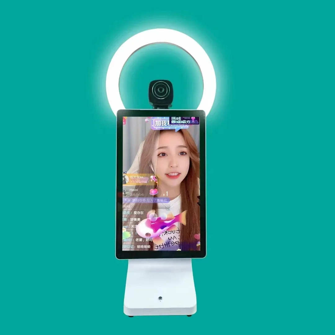 

2025 Android11 System Live Screen Software Live Broadcast Supplies Facebook Live Broadcast All-in-one Machine
