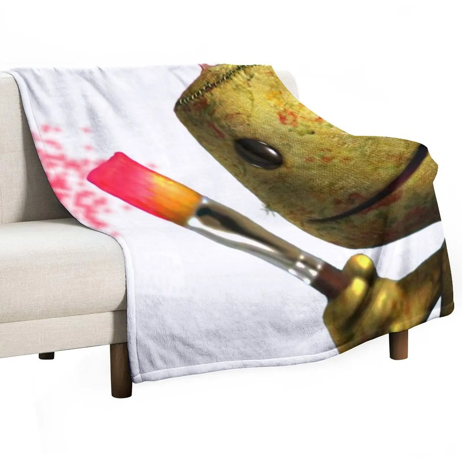 

LIttle Big Planet, SackBoy Throw Blanket Warm anime Sofa Thin Blankets