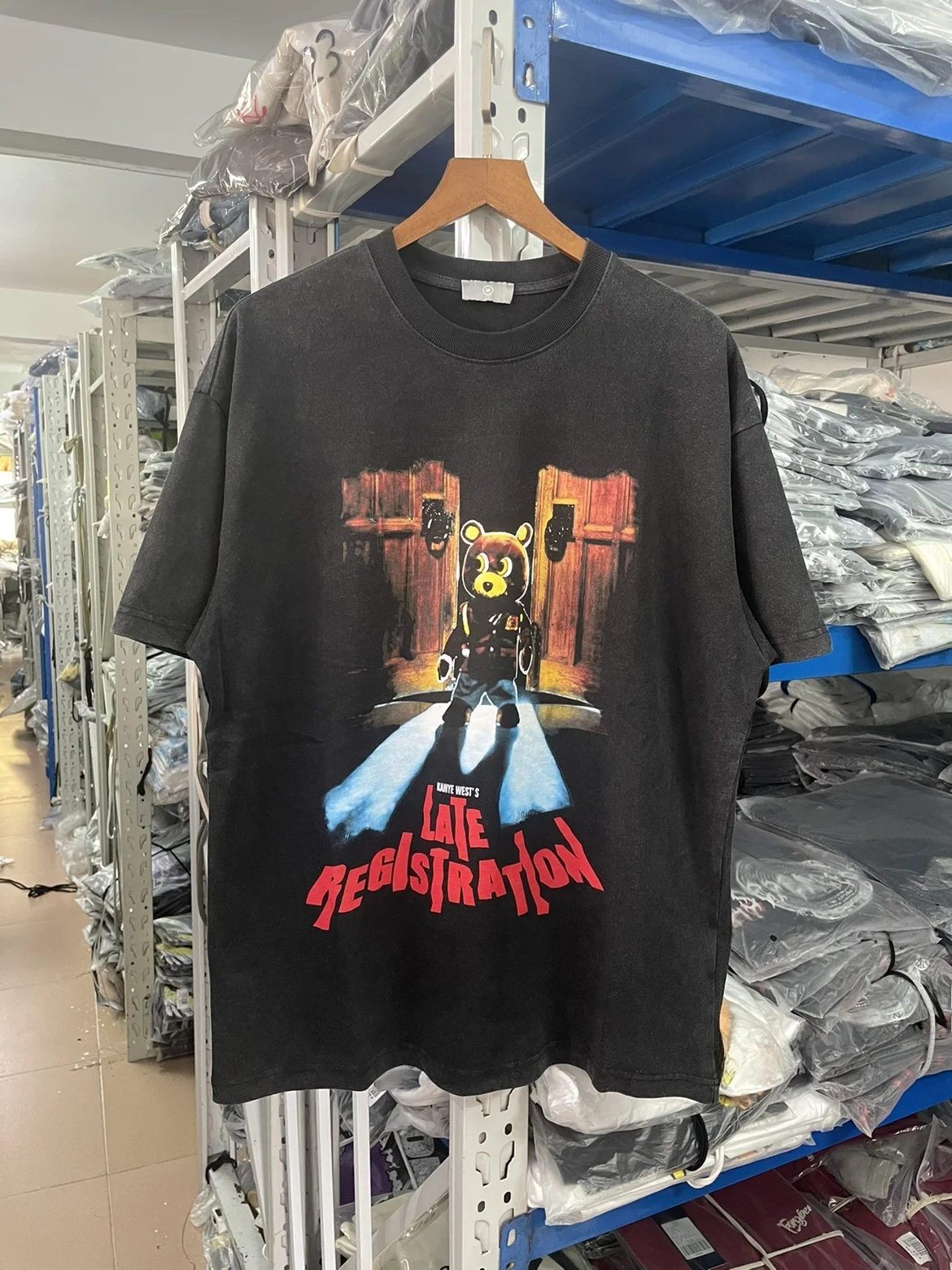 

Американская футболка из плотного хлопка, готовая к носке, ручная роспись Sainichael ex Simpson, свободный крой, повседневная летняя одежда