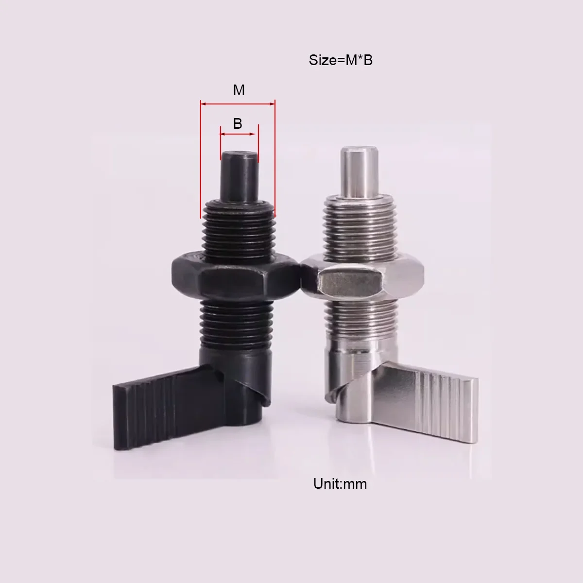 

Knob Plunger/Self-Locking l-Shaped Indexing Pin Fine Thread Stop Spring Positioning Pin