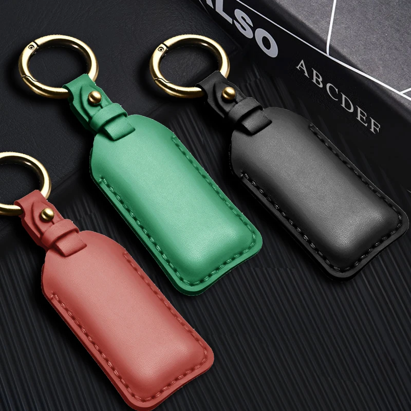 Leder Auto Schlüssel etui Schlüssel tasche Auto Smart Schlüssel anhänger Abdeckung Schale für volvo s60 v60 s90 v90 xc40 c40 xc60 xc90 polestar 2 3