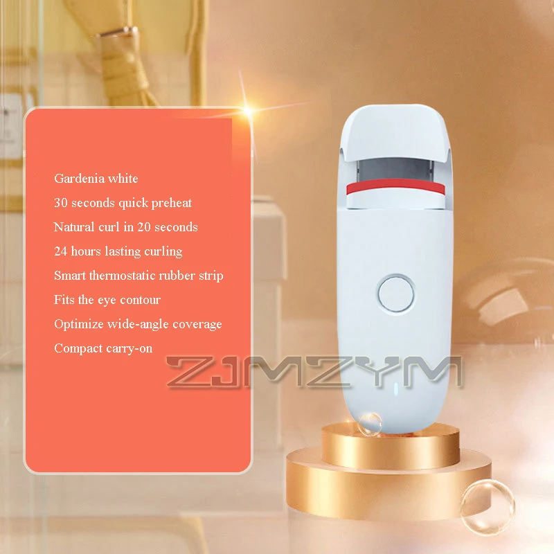 400mAh Electric Eyelash Curler กันน้ํา Anti-Scalding Long-Lasting Lash เครื่องมือ Fast Pre-ความร้อนชาร์จอุปกรณ์แต่งหน้า