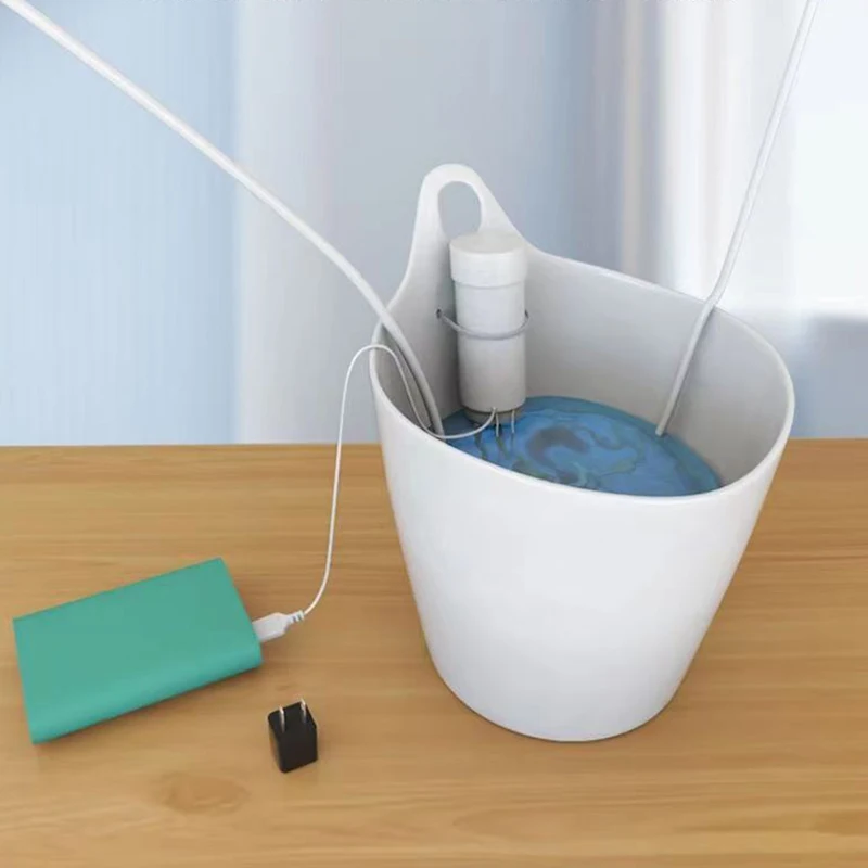 ปั๊มน้ำอัจฉริยะภายนอก5V, ปั๊มระบายน้ำ USB ระบบปรับอากาศแบบแขวนตู้ปั๊มน้ำคอนเดนเสท