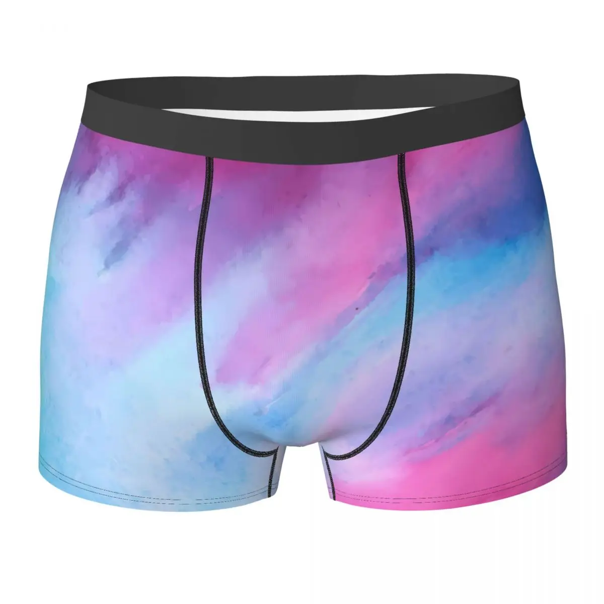 Colorful Brush Print Underwear Modern Art Men's Shorts Briefs Breathable Boxer Shorts High Quality Custom Oversize Panties