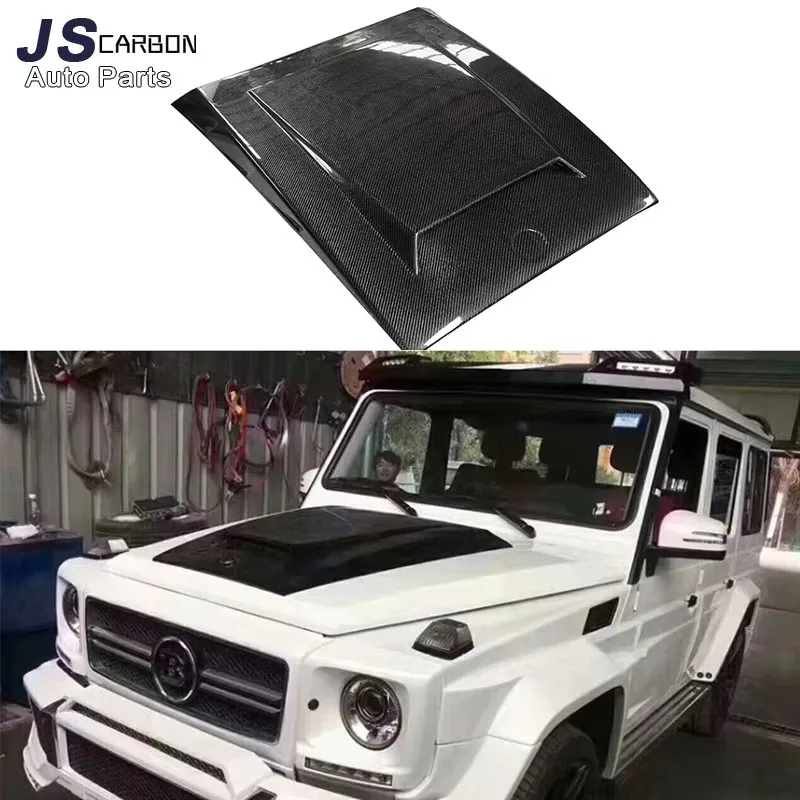 For Mercedes Benz G-Class W463 G55 G65 G63 Carbon fiber hood engine cover carbon fiber engine cover The hood of an automobil