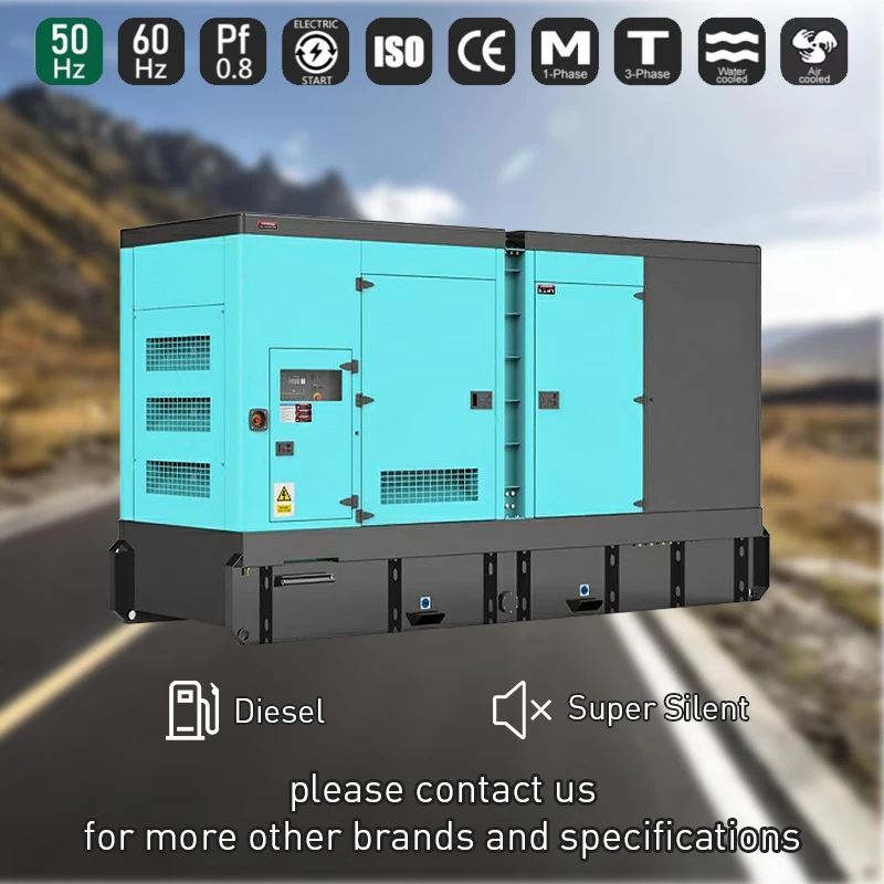 6BT5.9-G1 80kw/100kva   generator open or silent 3 phase soundproof gensets set