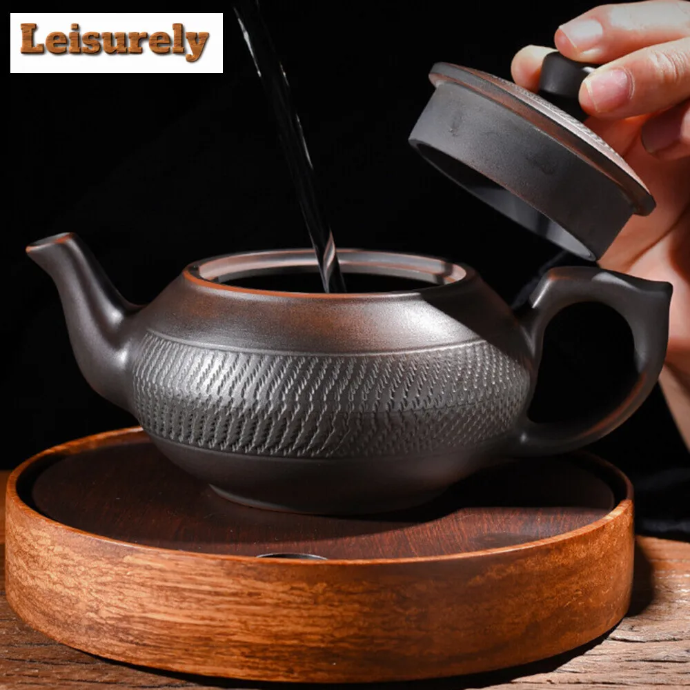 Jianshui Purple Pottery Pot Ceramic Kung Fu Teapot Tea Kettle Handmade Teapot Tea Maker Tea Set Small Teapot Teawater Sets Gifts