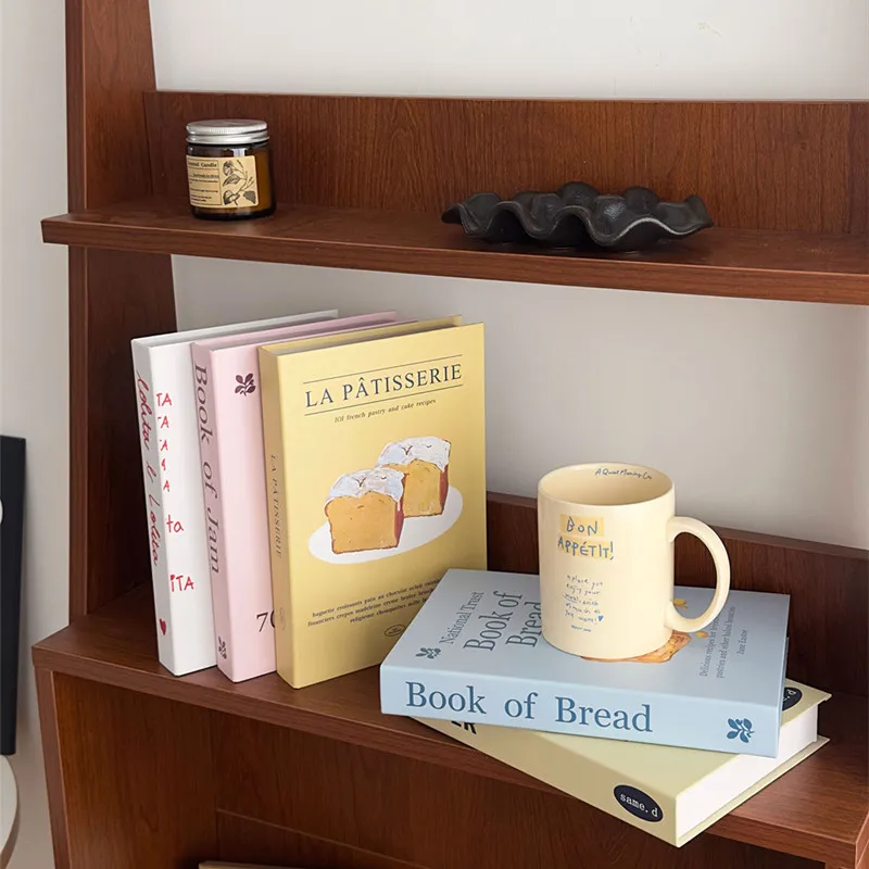 Cutelife Ins Cute Yellow Fake Books Decoration Retro Home Interior Decoration Coffee Table Photo