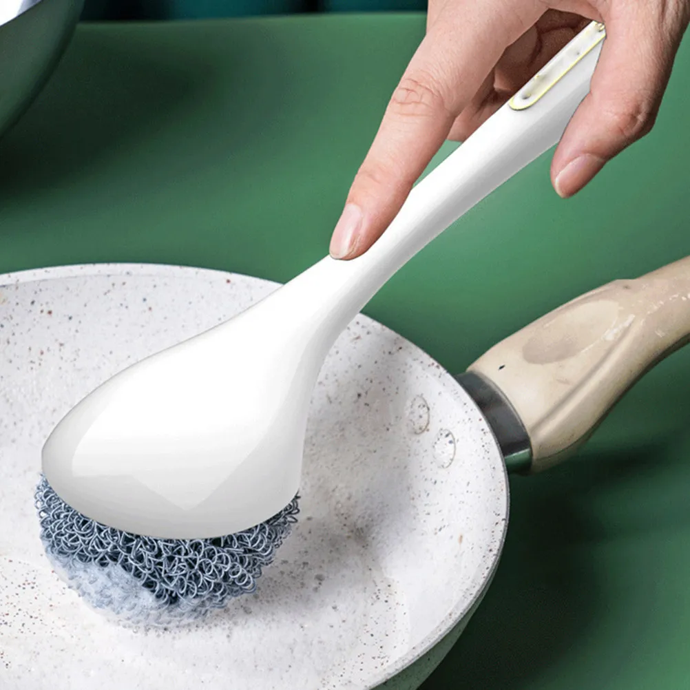 Professional Grade Kitchen Brush Long Handle Dish Wash Scrubber for Pots Pans Sinks Stoves Bowls Dishes Multi Function Cleaning